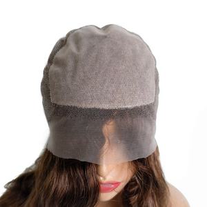 보이지 않는 매듭 큐티클 정렬 원시 브라질 버진 실크 탑베이스 전체 스위스 레이스 모든 천연 인모 가발 - Product Image 2