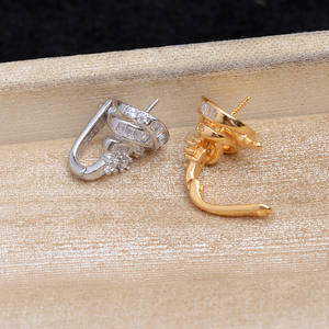 Accesorio de Plata de Ley S925 con Incrustaciones de Circonita, con Cierre Universal, Colgante, Cuentas Huecas 5705, Tamaño 10-12, Accesorio Chapado - Product Image 3