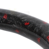 Volant personnalisé en fibre de carbone forgée rouge pour BMW F01 F06 F10 F20 F30 F32 F36 M3 F80 M4 F82 M2 F87 E70 E71 E90 E92