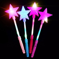 Bâton lumineux clignotant pour enfant, baguette magique étoile scintillante, cadeau idéal pour fêtes, concerts, Noël, Halloween