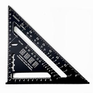 Metall Multifunktions Edelstahl Aluminium legiert Winkel Dreieck Skala Lineal für Tischler dreieckig - Product Image 3