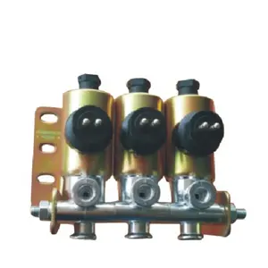 NEW truck spare parts new 3 way conjoined solenoid valve H0366040003A0 for Auman M10*1