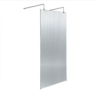 Oumeiga yivli cam duşakabin duş odası ekranı 900*2000mm gizliliği koruyun