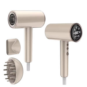 Peso ligero 2000W BLDC Motor Secador de pelo iónico Pantalla LED 8 Ajustes de temperatura para salón y hogar - Product Image 6