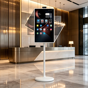 Écran intelligent mobile d'intérieur de 32 pouces, écran tactile 1080P, téléviseur portable avec rotation et batterie pour le divertissement et le <span class=keywords><strong>yoga</strong></span> - Product Image 1