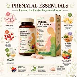 OEM ODM Prenatal Multivitamin Chewables Multi-Mineral &amp; Vitamin Formula Helps Fight Fatigue for Expecting Mom Daily <strong>Nutrition</strong> - Product Image 4