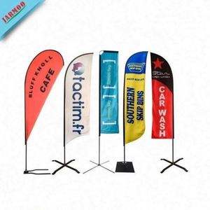 Single and Double Sided Wind Resistant Beach <b>Flags</b> Teardrop Banner Flying Beach Banner for Promotional Use - Product Image 5