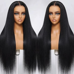 วิกผมบราซิลแบบตรงจากผมมนุษย์แท้ 13x4  แบบไม่ต้องใช้กาว  วิกผมลูกไม้ HD  สำหรับผู้หญิงผิวสี - Product Image 2