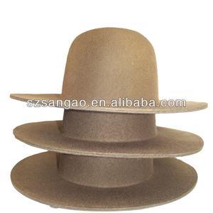 Großhandel AZO schwere Fedora Gurkha Hut 100% Wollfilz für <span class=keywords><strong>Nepal</strong></span> oder Indien - Product Image 2
