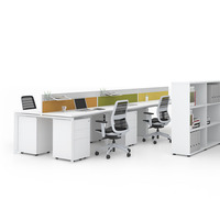 Système de cloisons de bureau pour cadres avec installation facile, cloisons modulaires pour postes de travail, séparation d'espace