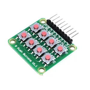 2x4 Keypad 4x2 Keypad 8 Push Buttons V1.00 Key Board Matrix Keyboard Button for AVR PIC 2*4 Module AVR PIC