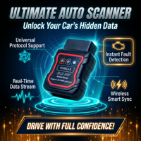 Escáner OBD2 Bluetooth ELM327 2026, Lector de Códigos de Diagnóstico para Automóviles de 12V, Detector OBDII