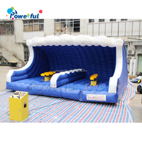 Machine de vague de surf de bonne qualité avec tapis d'air planche de surf mécanique rodéo simulateur de surf gonflable jeu de course