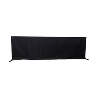 Barrière de séparation pour terrain de pickleball en tissu Oxford et tubes en acier de 234*72 cm avec installation facile