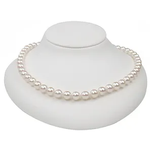 Popular high quality pearl string choker necklace for women