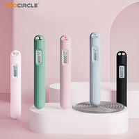 Corde à sauter JP-EC06 avec compteur de longueur réglable en acier avec poignée antidérapante pour l'exercice