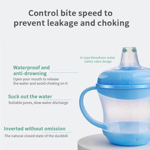 <span class=keywords><strong>Vaso</strong></span> de Bebida de Flujo Lento con Asa de PP Anti-goteo, Tipo Pico de Pato, Libre de BPA, para Leche y Agua para Niños de 2 a 4 Años - Product Image 4