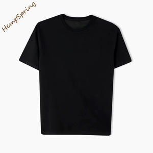 Boxy Fit Short Sleeve T-Shirt Plain Shirts Eco Friendly <strong>Hemp</strong> Bamboo t Shirt for Men <strong>Clothing</strong> Men's Bamboo Jersey Tee <strong>Hemp</strong> Tshirt - Product Image 3