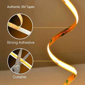 Tira de LED RGB Autoadhesiva con Control Remoto, Iluminación Interior, Retroiluminación Flexible, Iluminación Inteligente, Tira Inteligente - Product Image 4