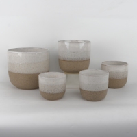 Pots de jardin en céramique durables de luxe, pot à fleurs en porcelaine pour plantes succulentes et orchidées, plantation à domicile ou en pépinière