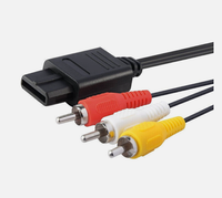 Câbles Audio Vidéo Av 6ft Pour Snes/n64 Fil Cordon Rca Av Câble Pour Nintendo 64/gamecube Av Câble