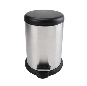 Household Cleaning <strong>Brush</strong> <strong>and</strong> Pedal <strong>Bin</strong> <strong>Set</strong> Stainless Steel <strong>Toilet</strong> <strong>Brush</strong> Holder Step <strong>Bin</strong> <strong>Set</strong> with Plastic Lid <strong>and</strong> Handle - Product Image 2