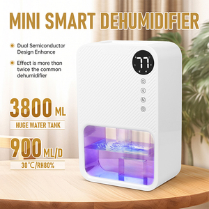 Mejor venta pequeño deshumidificador 129 onzas mini deshumidificador secador para clima húmedo deshumidificador inteligente para el hogar - Product Image 4