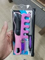 Ensemble de manucure portable 6 en 1, ensemble de soins des ongles en acier inoxydable, coupe-ongles, brosse à poussière pour ongles, séparateur d'orteils, kit de manucure