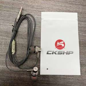 Écouteurs filaires métalliques CKSHP JL Chipset 3,5 mm, étanches IPX-3, super basses, compatibles avec tous les appareils - Product Image 5
