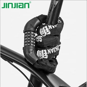 Candado de <span class=keywords><strong>cadena</strong></span> de <span class=keywords><strong>bicicleta</strong></span> de acero resistente negro Jinjian, <span class=keywords><strong>cadena</strong></span> de <span class=keywords><strong>bicicleta</strong></span> segura de alta seguridad personalizada <span class=keywords><strong>para</strong></span> candado de <span class=keywords><strong>cadena</strong></span> de <span class=keywords><strong>bicicleta</strong></span> - Product Image 2