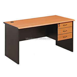 Small Executive Office <b>Desk</b> Furniture Cheap Modern Wooden Office Table CEO Office <b>Desk</b> with <b>Drawers</b> Bookcases - Product Image 1