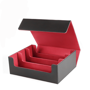 Boîte de rangement pour cartes à collectionner, Boîte de rangement Pok-<span class=keywords><strong>emon</strong></span>, Boîte de rangement élégante en cuir de luxe personnalisée pour cartes à collectionner, Rangement domestique - Product Image 5
