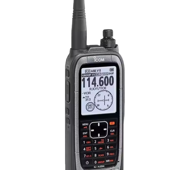Handheld DMR Walkie-Talkie Radio 0-5km Range Built-in GPS VHF Air Band Transceivers IPX5 Water Resistant 256 Channels 6W Output