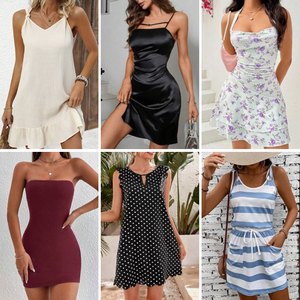 2026 Summer Women's Sexy Dresses Club <b>Party</b> Leisure Stock Vacation Beach Loose Fashion Design Polyester/Cotton Cheap Randomly - Product Image 2