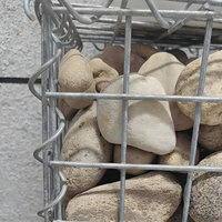 Panier gabion en treillis soudé galvanisé, antirouille, pour la régulation des rivières, la protection des pentes, la décoration des jardins et des paysages - Durable, facile à installer