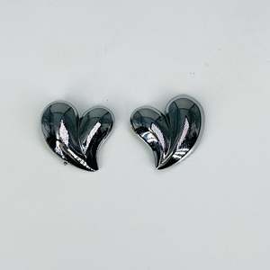 Pendientes de Moda con Forma de Corazón, Acero Inoxidable 316L, Chapado en Oro PVD, Joyería Sostenible y Resistente - Product Image 1