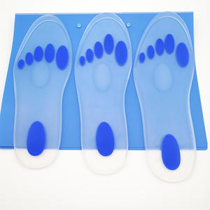Plantillas Ortopédicas de 2 Piezas, Almohadillas de Gel Suave, Silicona, para Pies Planos, Deportes, Absorción de Impactos, Masaje, Soporte para Pies, Unisex - Product Image 5
