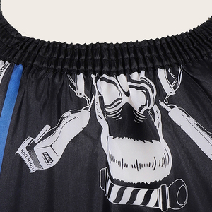 Capa <span class=keywords><strong>de</strong></span> Salón Wanmei, Tela Vintage Estampada para Corte <span class=keywords><strong>de</strong></span> Cabello para Hombre, Antiadherente, Transpirable, Tela Especial para Salón <span class=keywords><strong>de</strong></span> Belleza y Barbería - Product Image 3