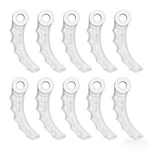 Lot de 10 lames de rechange en plastique pour tondeuse robotisée 198426-9 184L DUR187U DUR189 DUR190L DUR190U DUR191L DUR191U DUR364L - Product Image 1