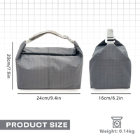 Sac de pique-nique pliable en polyester épais et isolé - Sac isotherme imperméable en feuille d'aluminium - Design moderne et simple pour toutes les saisons