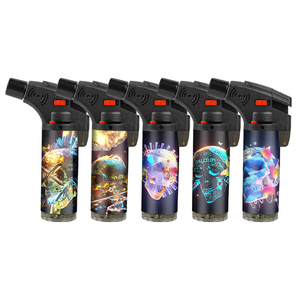 2025 Offre Spéciale Logos personnalisés rechargeables coupe-vent Jet Slant Torche Briquets pour Cigarette - Product Image 6