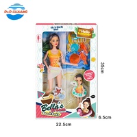 Poupée de plage à succès en 2023 avec jouet pour enfant, yeux 3D avec un jouet bouée de sauvetage pour cadeau de fille