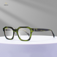 Nouvelle monture de lunettes de luxe rétro - Artisanat italien, acétate Mazzucchelli, solide, écologique, unisexe, tendance, dégradé