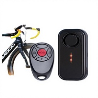 Alarme antivol durable IP66 pour voiture et vélo, son 113 dB, chargement USB, télécommande, 3 tonalités de klaxon, détection 10 m, système d'alarme triaxial