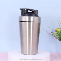 Gobelet à protéines personnalisé en acier inoxydable 500 ml, anti-fuite, pour la salle de sport, le fitness, le camping, les adultes, OEM ODM, écologique, réutilisable