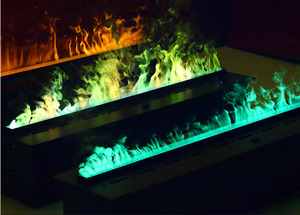 Humidificateur à insertion d'hôtel 3d cheminée électrique à vapeur intégrée avec décor d'entrée de cheminée à vapeur à distance - Product Image 4