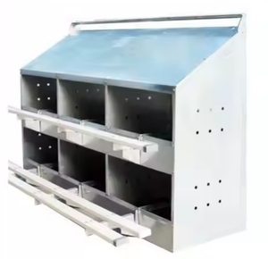 New Boost thương hiệu 24 lỗ gà Coop trứng đẻ hộp làm tổ nhúng nóng thép mạ kẽm 1 năm bảo hành 96-100 Gà Công suất - Product Image 4