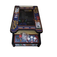 Table de Jeu Multigames Cocktail Machine Rétro, Cabinet d'Arcade Double Face, Mini Table de Bar, 516 Jeux, 1 Flipper, Version Anglaise