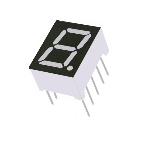 0.39\" Red Single Digit 7 Segment LED Display for Electronic Components