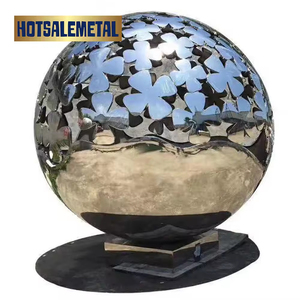 Escultura geométrica moderna personalizada de acero inoxidable estatua de artesanía de Metal decorativo de animales pulidos con talla grabada - Product Image 1